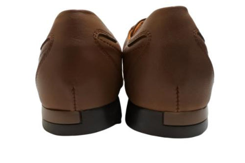 【KANEKA designo7001 ブラウン】幅広4E 日本製本革タウンウォーキングシューズ